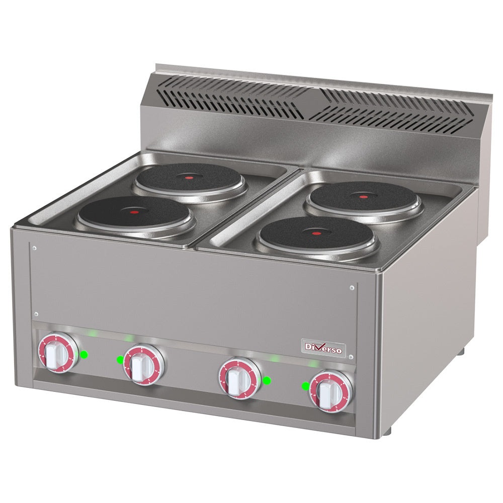Elektrisch kookfornuis 4 platen, -Top-