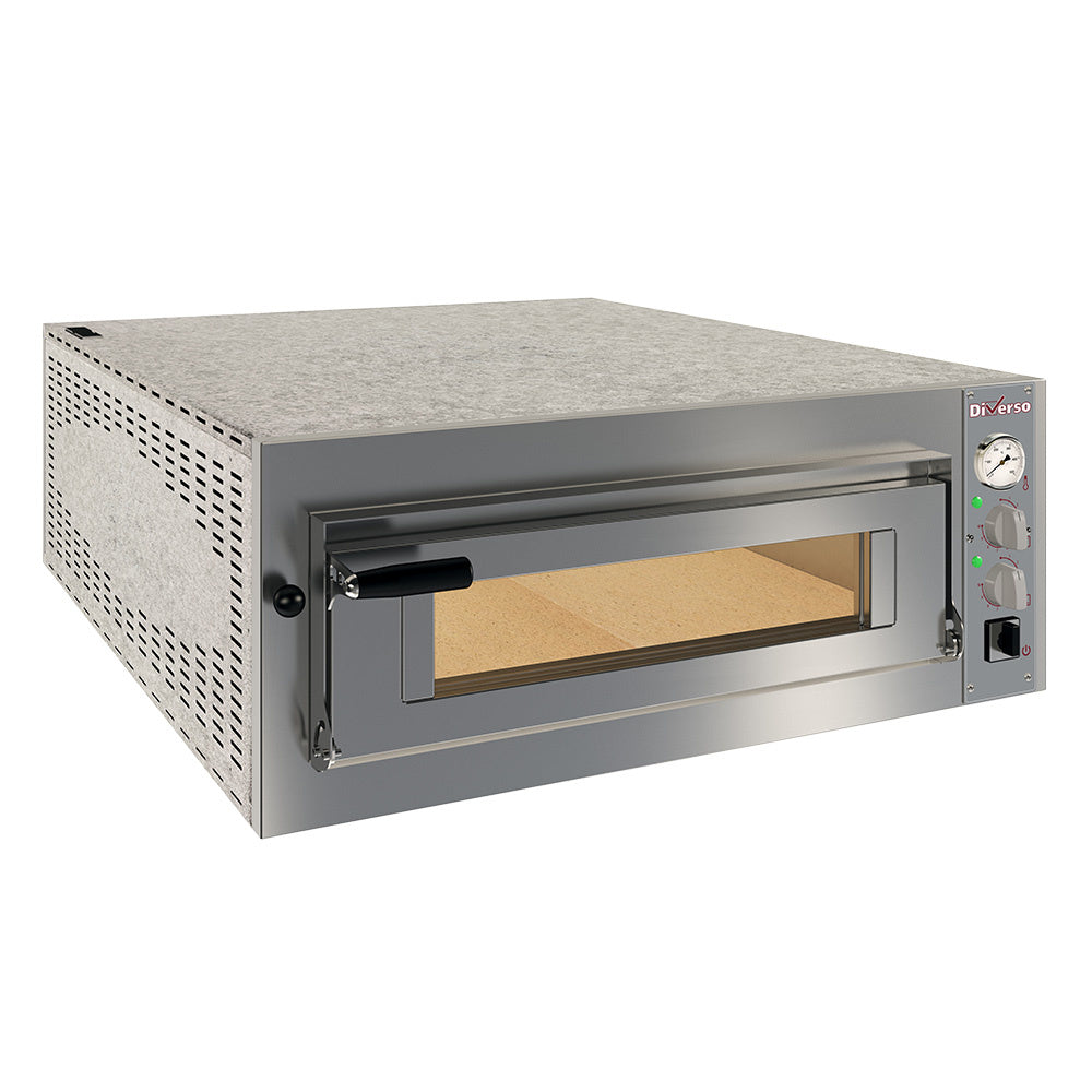 Elektrische oven 6 pizza's diam. 350mm, 1 kamer
