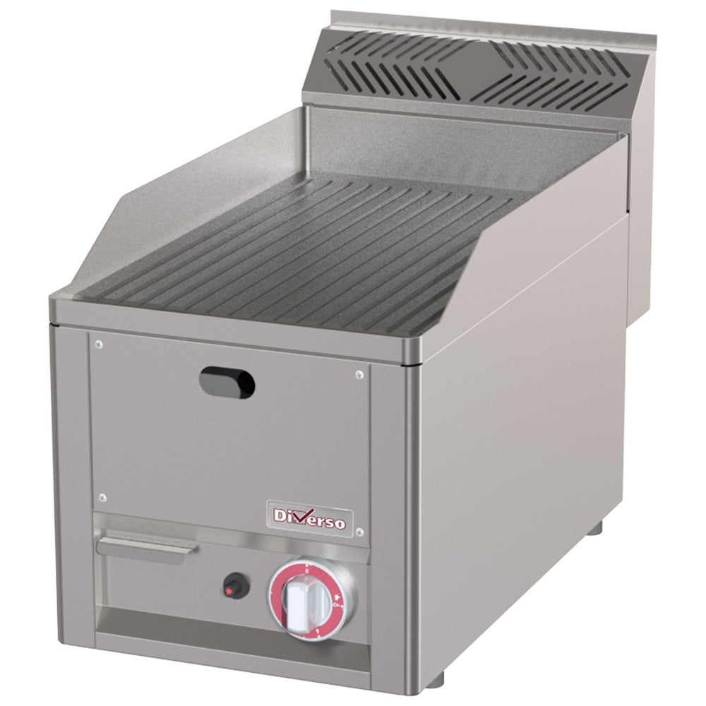 Geribbelde gas kookplaat -Top-