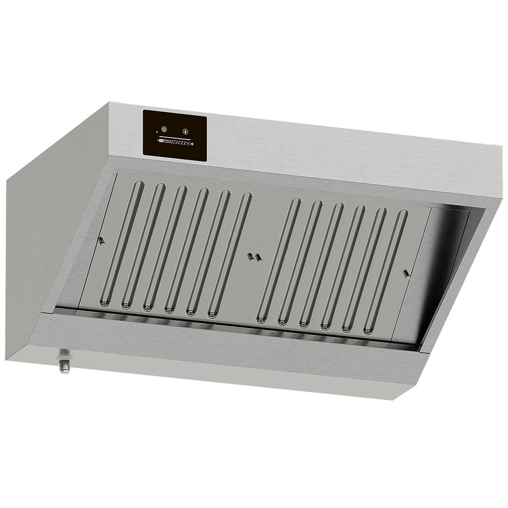 Complete afzuigkap met motor en toerenregeling, 100 cm, 1600 m³/h, 2 filters, Diamond WR-K107-D71