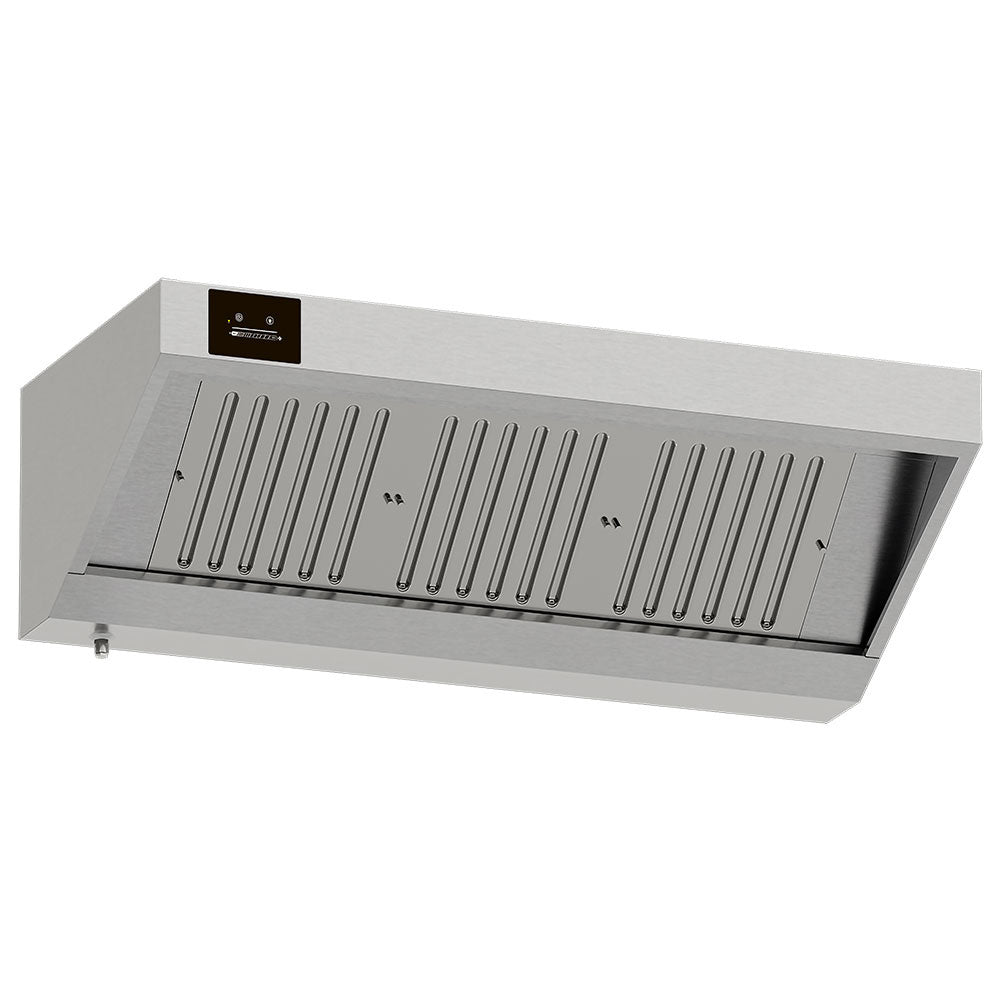 Complete afzuigkap met motor en toerenregeling, 150 cm, 1600 m³/h, 3 filters, Diamond WR-K157-D72