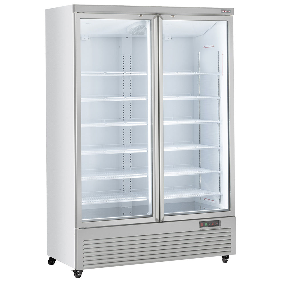 Koelvitrine voor flessen 1085 liter, 2 draaideuren, wit, Diamond WR-VP99-2W