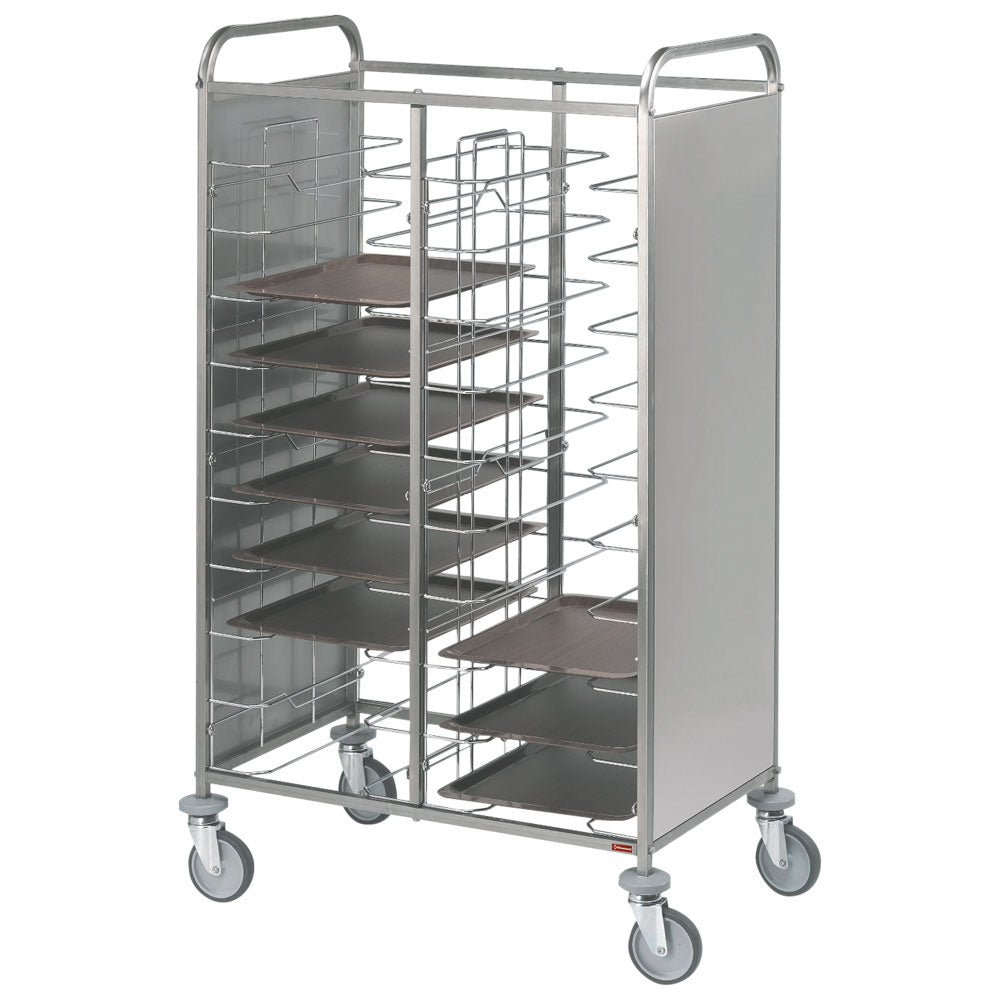 Universele bakkenwagen 2x 12 niveaus, tussenruimte 120 mm, Diamond CV24/12