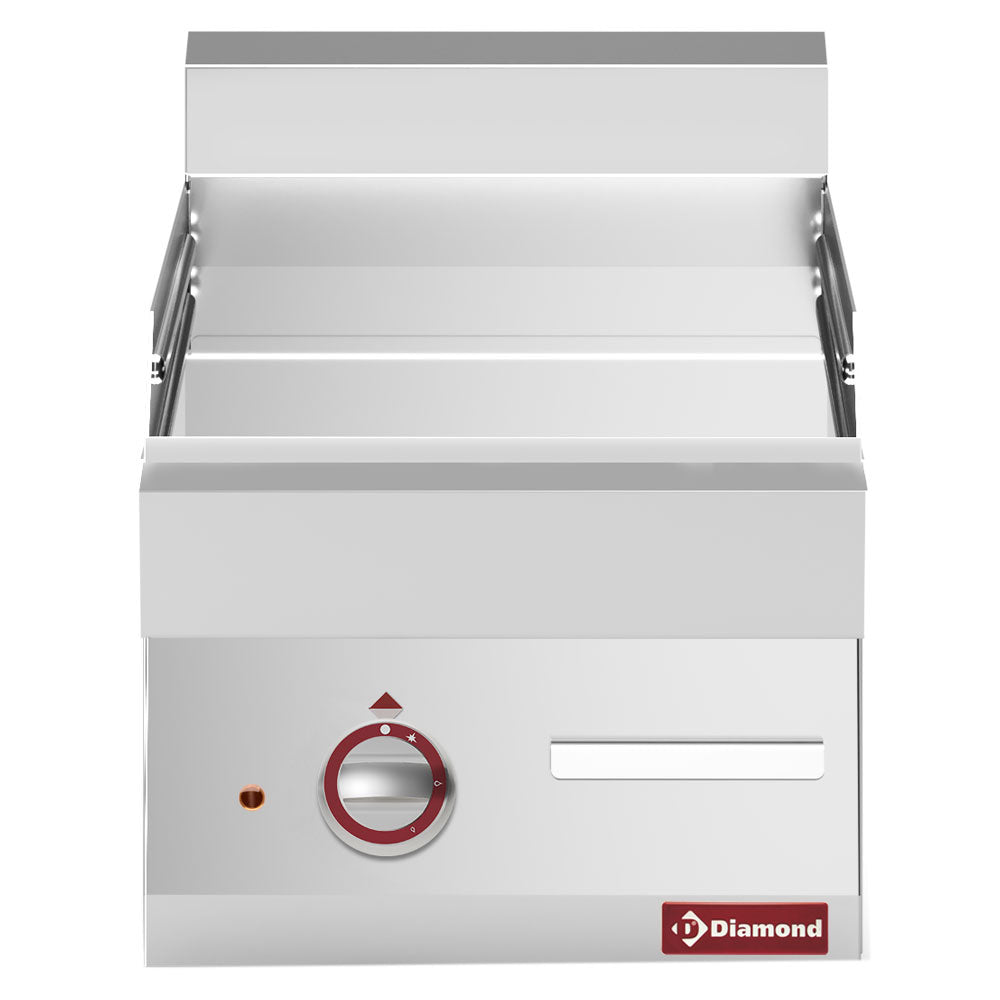 Elektrische bakplaat, vlak, verchroomd, 40 cm, Alpha 650 EVO, 230 V, Diamond E65/PLCD4T-230V/3-N