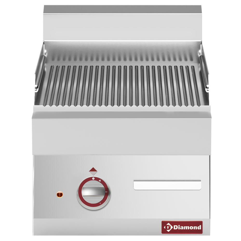 Elektrische bakplaat, geribbeld, 40 cm, Alpha 650 EVO, 230 V, Diamond E65/PR4T-230V/3-N