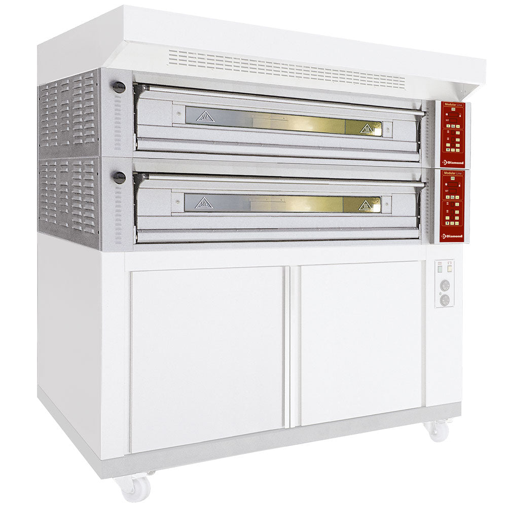Elektrische modulaire oven, 6 plaatniveaus, capaciteit 6x 600x400 mm, Diamond FT6M-18