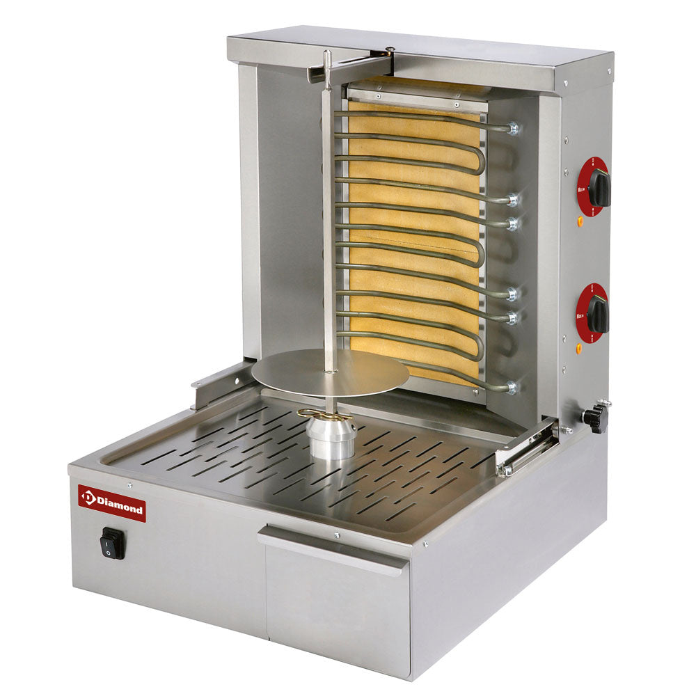 Elektrische gyrosgrill voor 15 kg vlees, Diamond KEB-E40
