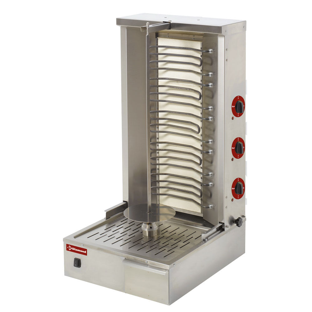 Elektrische gyrosgrill voor 40 kg vlees, Diamond KEB-E80
