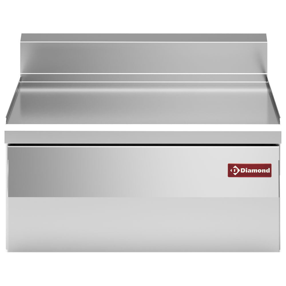 Neutraal werkelement met lade, top-model, 60 cm breed, Diamond N60/PTC6T-N