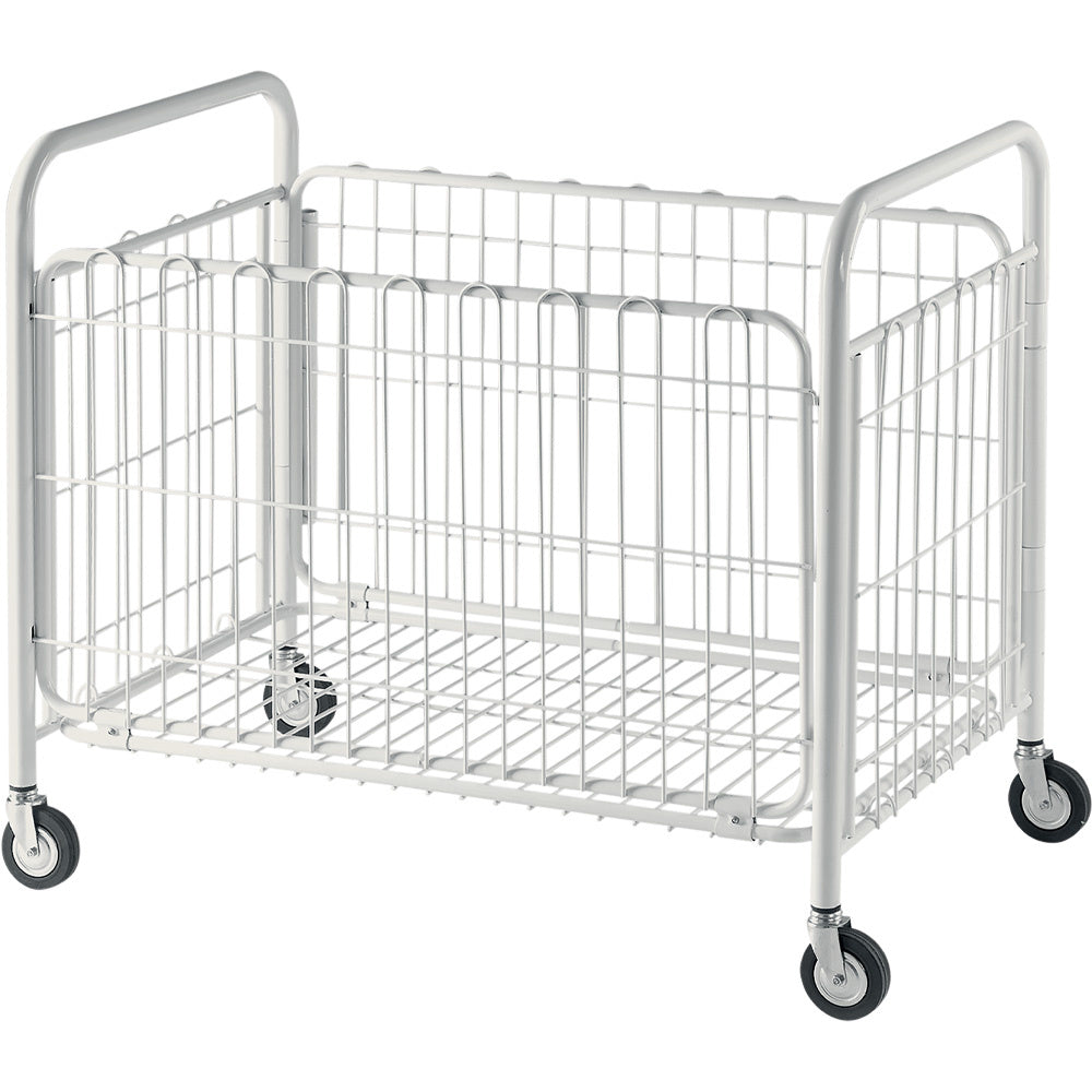 Opklapbare wasmand op wielen met klapkruk, groot model, Diamond PLP/2
