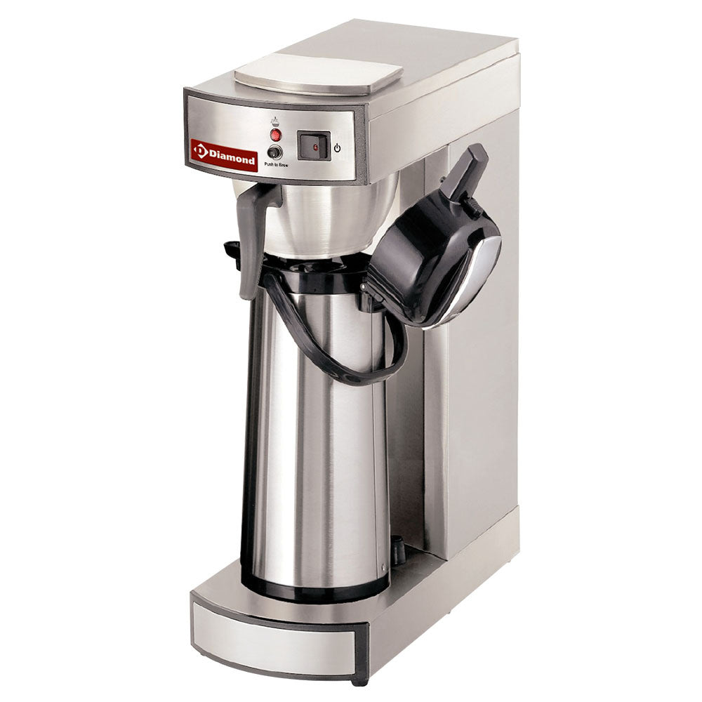 Automatische percolator met 1 groep en thermoskan van 2,2 liter, Diamond PTH-A1/T