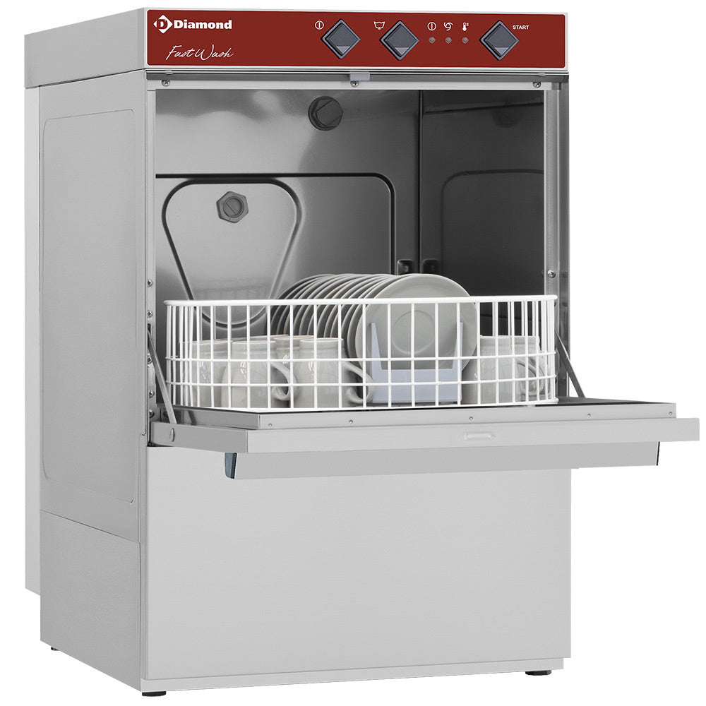 Glazenspoelmachine, ronde mand Ø 40 cm, Diamond DC402/6R