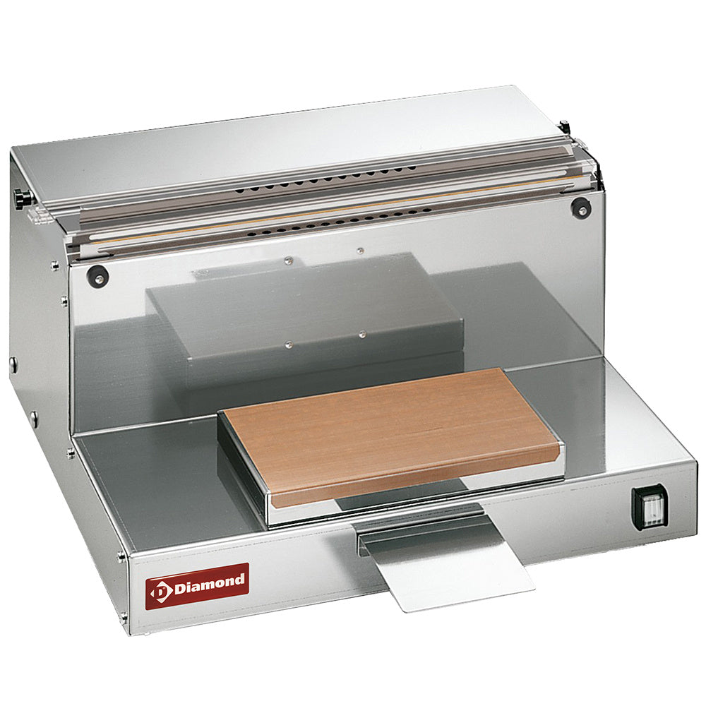 Folie-afroller voor folie van 500 mm, roestvrij staal, Diamond DFE-51M