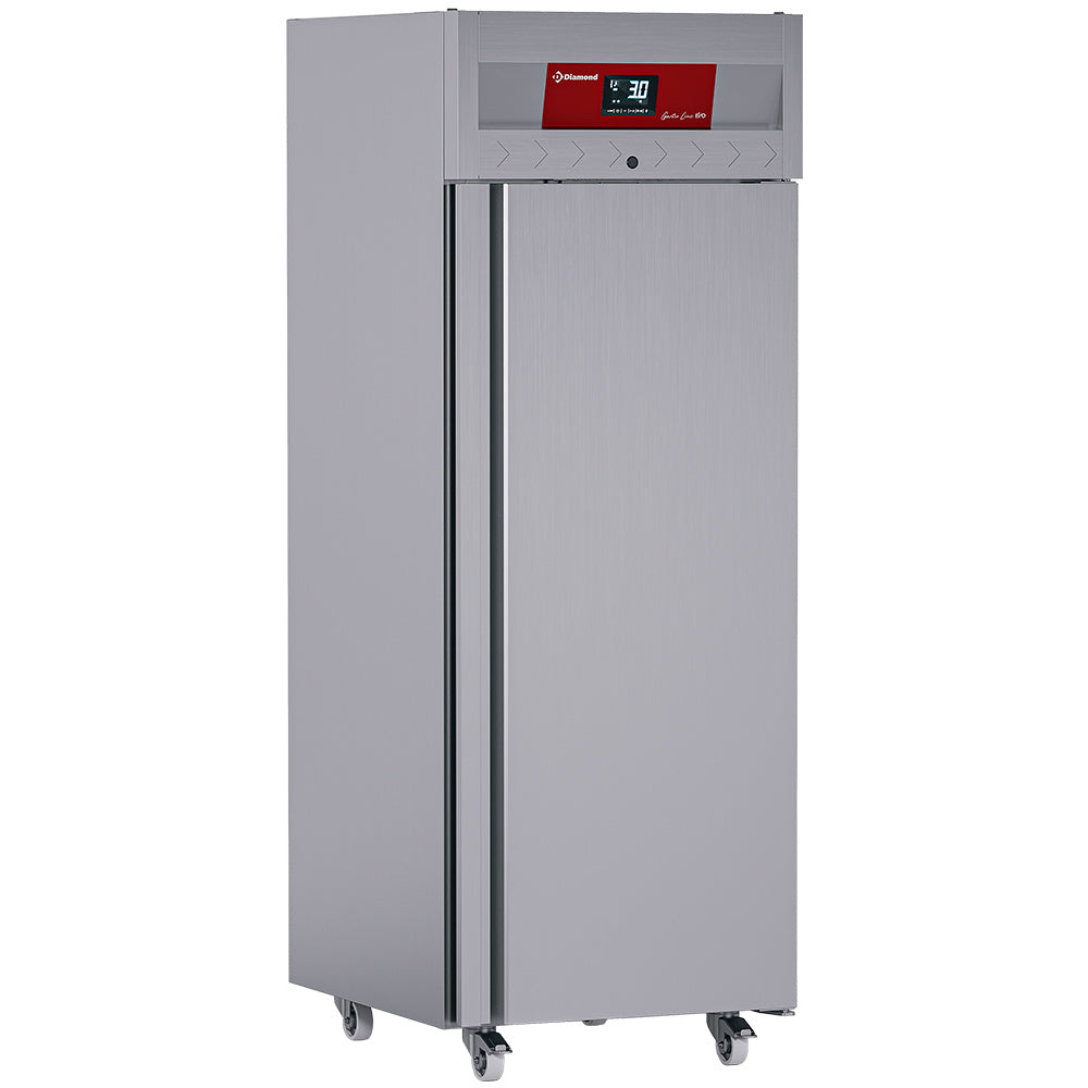 Geventileerde koelkast 700 liter, 1 deur GN 2/1, op wielen, Diamond ID70/R9H