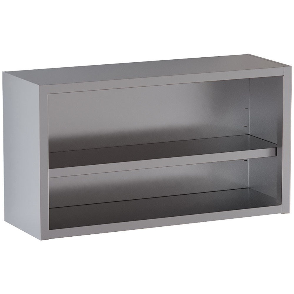 Open wandkast 60 x 40 cm, RVS, Diamond PA60-SM1