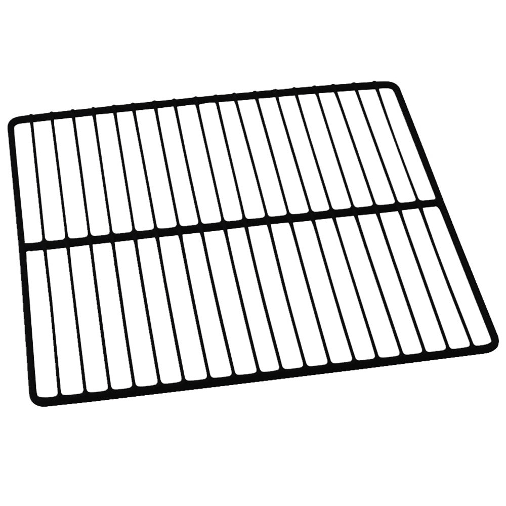 Rilsan-gecoate rooster, 80-liter vitrines, WR-V4F1-WT ZWART