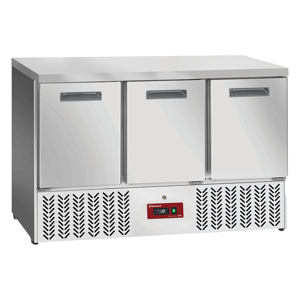 Vrieswerkbank, 3 deuren GN 1/1, Diamond SB36/B3