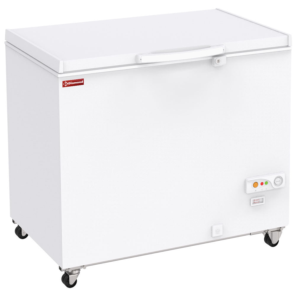 Vrieskist 288 liter, massief deksel met slot, energieklasse B, Diamond SCO31-C3