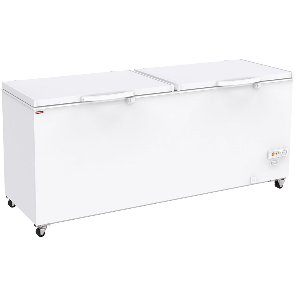 Vrieskist 655 liter, dubbel massief deksel met slot, energieklasse D, Diamond SCO66-C6