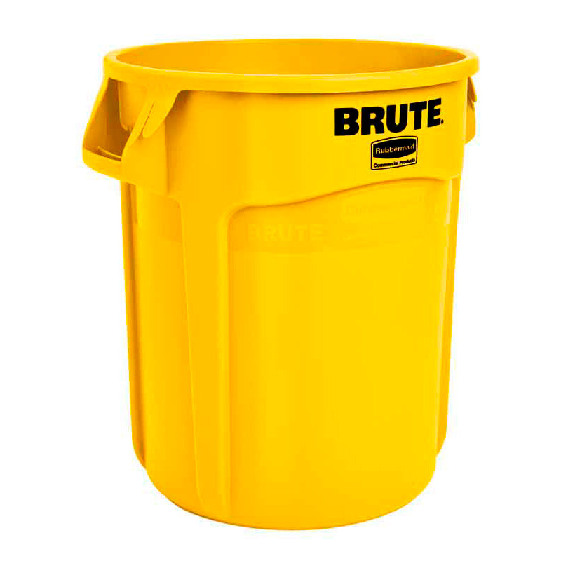 Rubbermaid ronde Brute container 75,7 liter geel