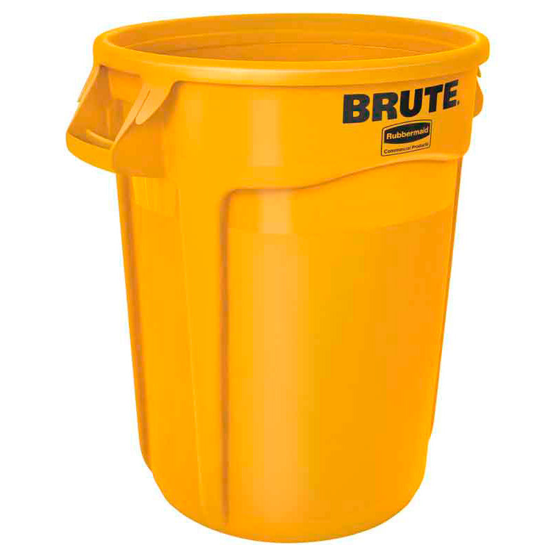Rubbermaid ronde Brute container 121,1 liter geel