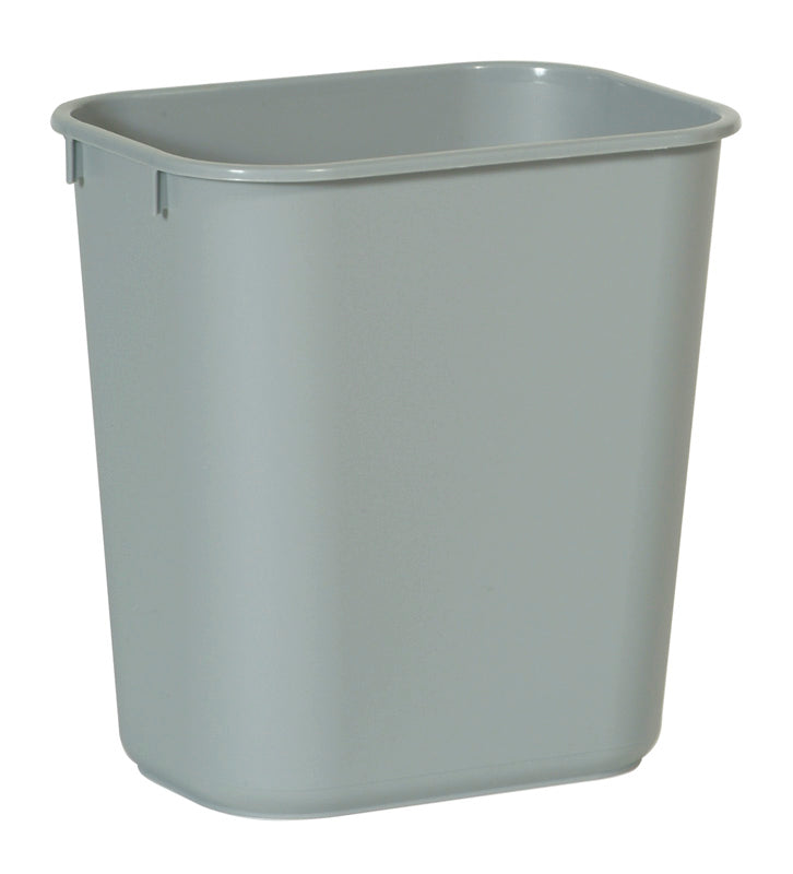 Rubbermaid rechthoekige afvalbak 12,9 liter grijs