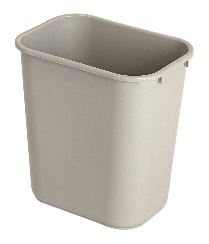 Rubbermaid rechthoekige afvalbak 26,6 liter grijs