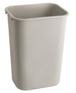 Rubbermaid rechthoekige afvalbak 39 liter grijs