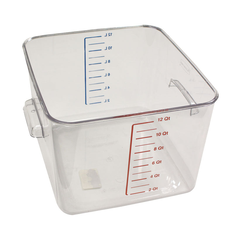 Rubbermaid ruimtebesparende container 11,4 liter transparant