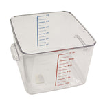 Rubbermaid ruimtebesparende container 11,4 liter transparant