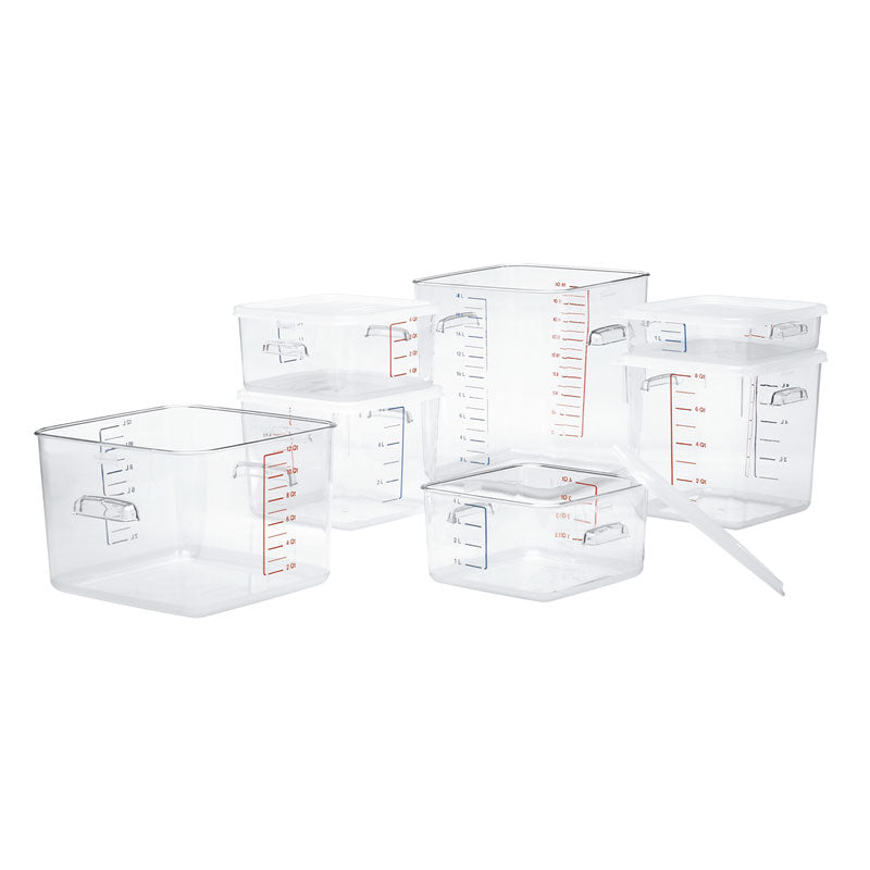 Rubbermaid ruimtebesparende container 11,4 liter transparant
