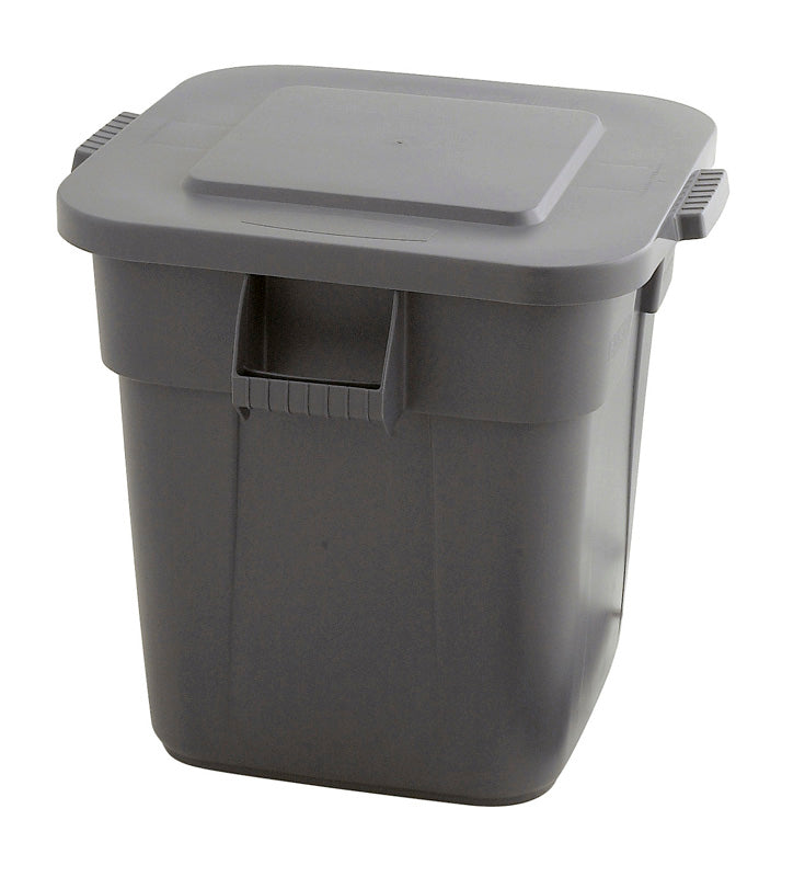 Rubbermaid vierkante Brute container 151,4 liter grijs