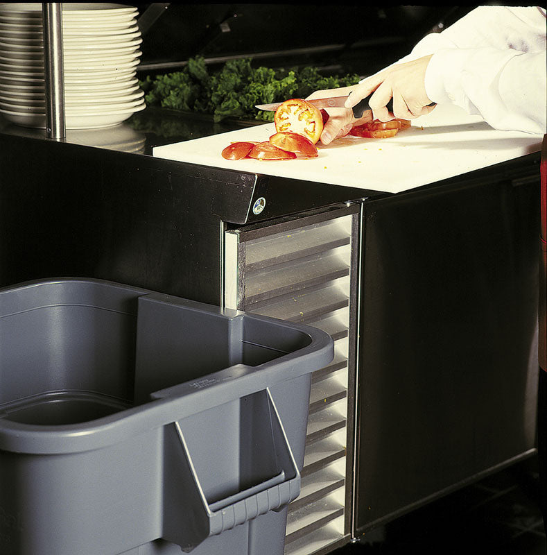Rubbermaid vierkante Brute container 151,4 liter grijs