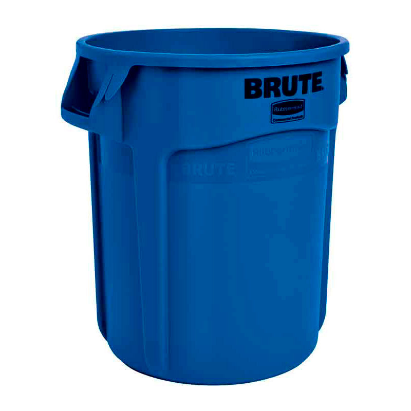 Rubbermaid ronde Brute container 75,7 liter blauw