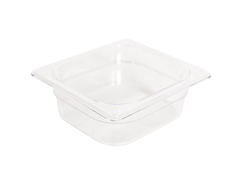 Rubbermaid Gastronorm voedselpan 1/6 1,1 liter transparant, per 6 stuks