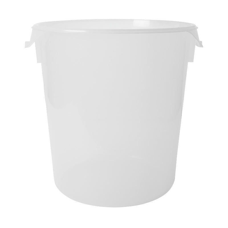 Rubbermaid ronde opslagcontainer 20,8 liter transparant, per 6 stuks