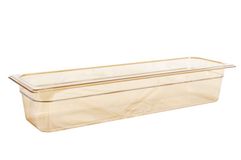 Rubbermaid Gastronorm voedselpan hittebestendig 2/4 3,4 liter oranje, per 6 stuks