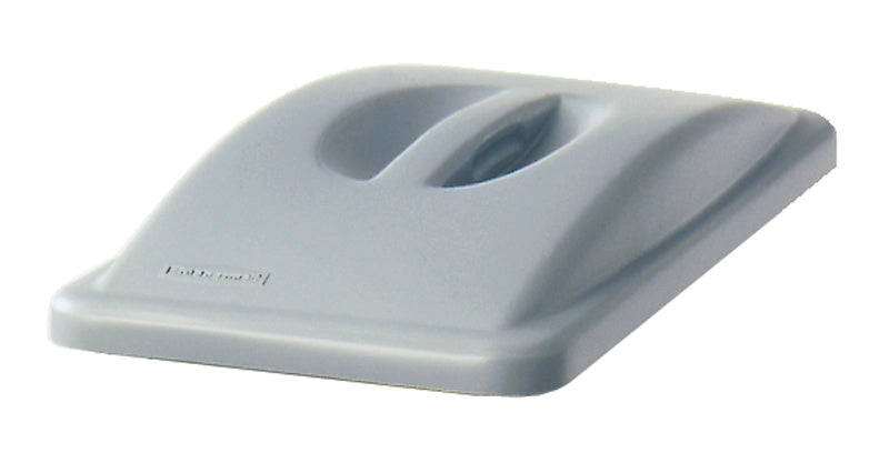 Rubbermaid gesloten deksel Slim Jim grijs