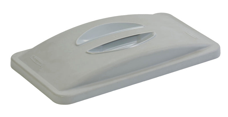 Rubbermaid gesloten deksel Slim Jim grijs