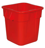 Rubbermaid vierkante Brute container 106 liter rood