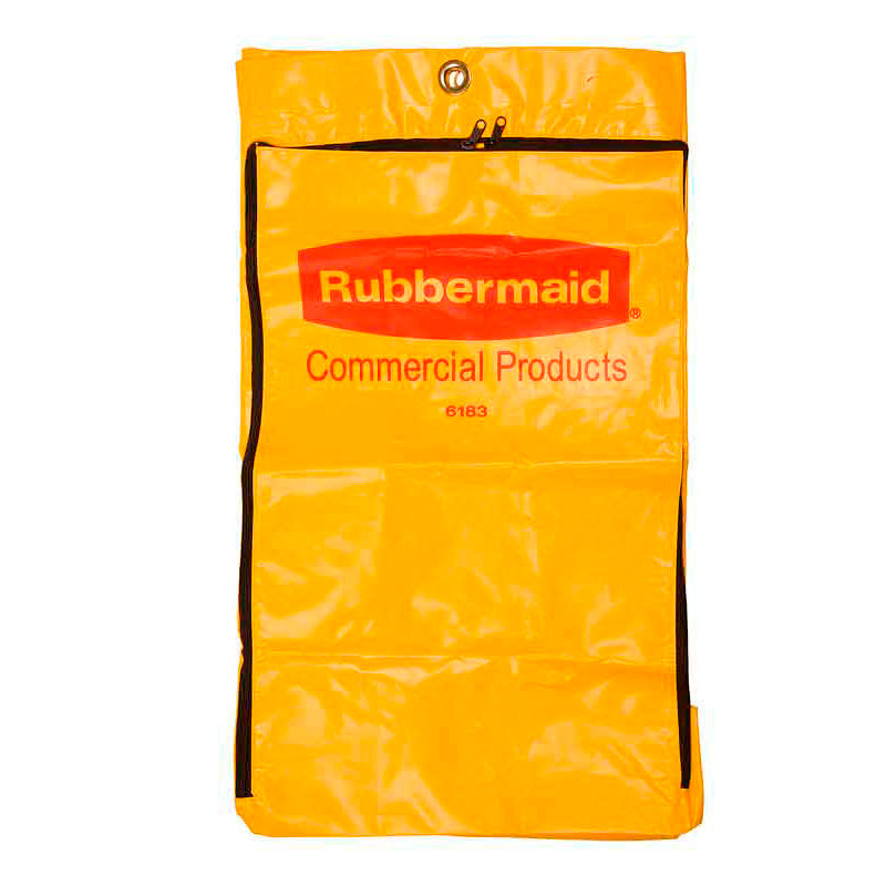 Rubbermaid vinyl vervangingszak voor schoonmaakkar geel