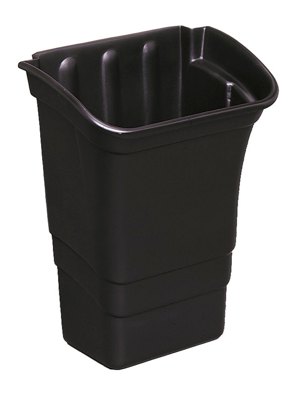 Rubbermaid afvalbak voor servicewagen zwart