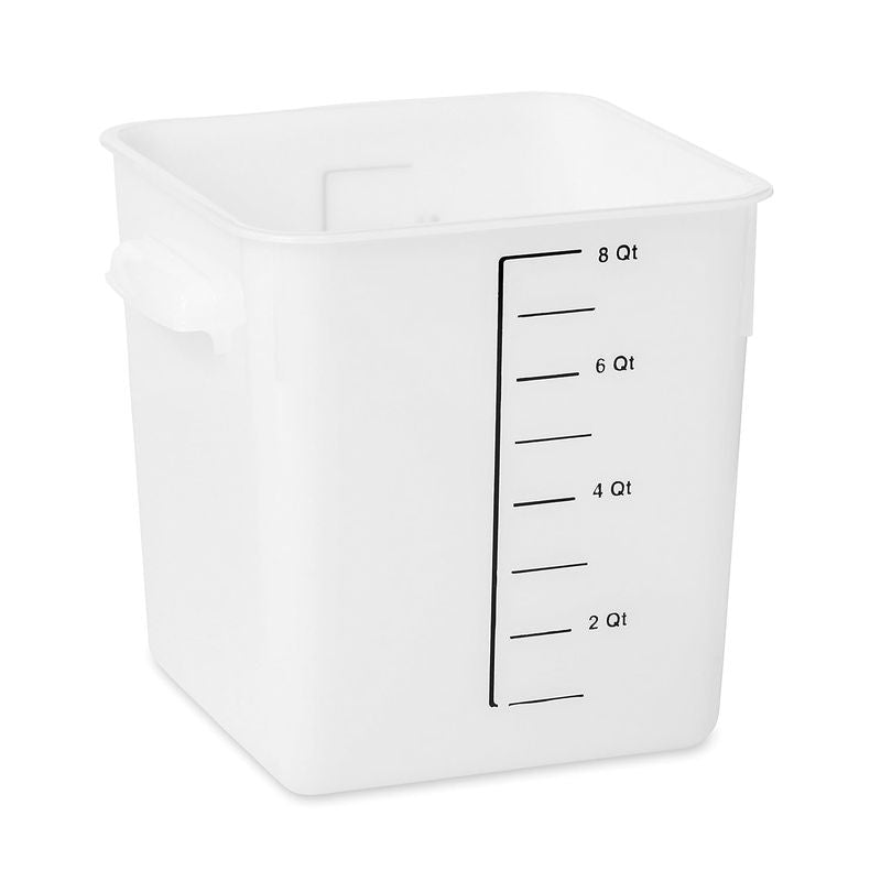 Rubbermaid ruimtebesparende container 7,6 liter wit