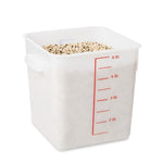 Rubbermaid ruimtebesparende container 7,6 liter wit