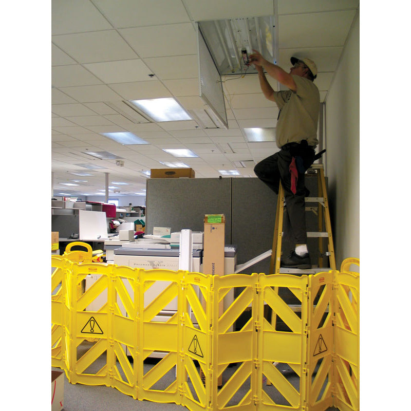 Rubbermaid mobiel afsluitingssysteem 4 meter geel