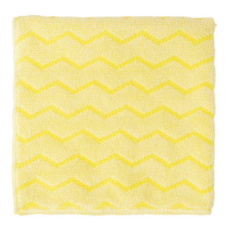 Rubbermaid Hygen microvezeldoek 40,6 x 40,6 cm geel, per 12 stuks