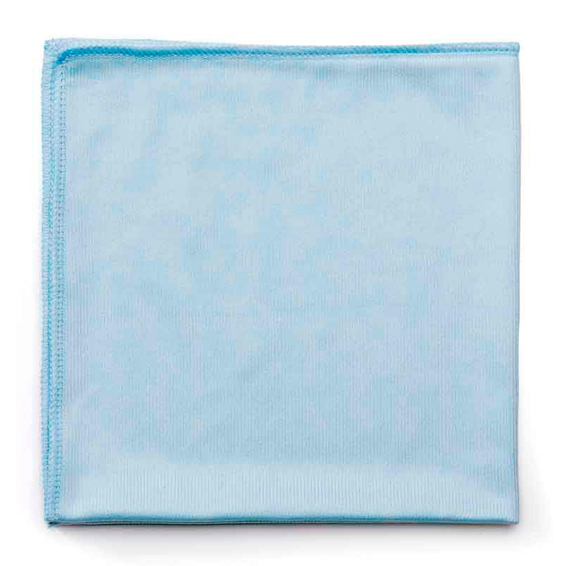 Rubbermaid Hygen microvezelglasdoek 40,6 x 40,6 cm blauw, per 12 stuks
