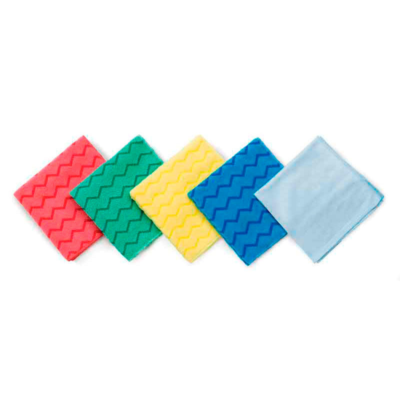 Rubbermaid Hygen microvezelglasdoek 40,6 x 40,6 cm blauw, per 12 stuks