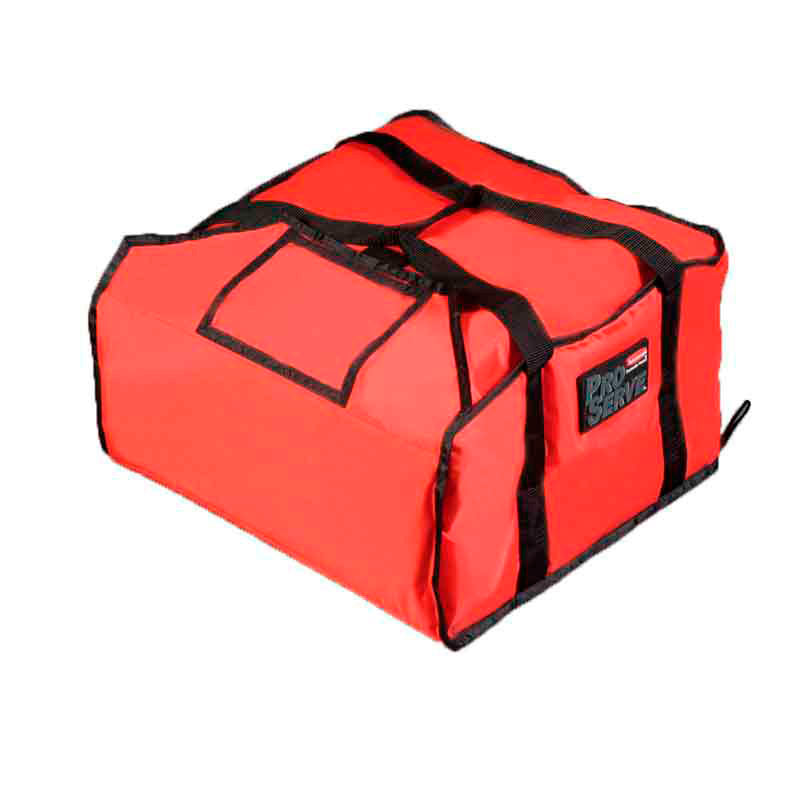 Rubbermaid ProServe middelgrote pizzabezorgtas 45,7 x 45,7 x 13,3 cm rood