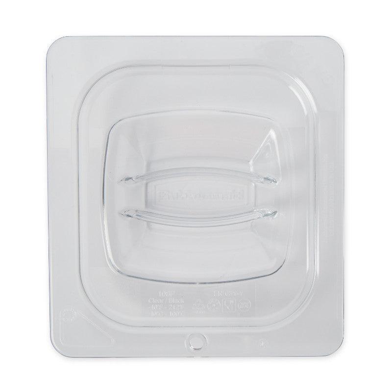 Rubbermaid Gastronorm deksel 1/6 met ophangopening transparant, per 6 stuks